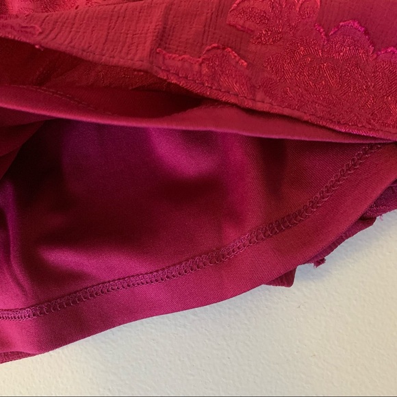 Wild Fable Size Small Fuchsia Pink Criss-Cross Tie Back Skater Dress NWT - Picture 7 of 14